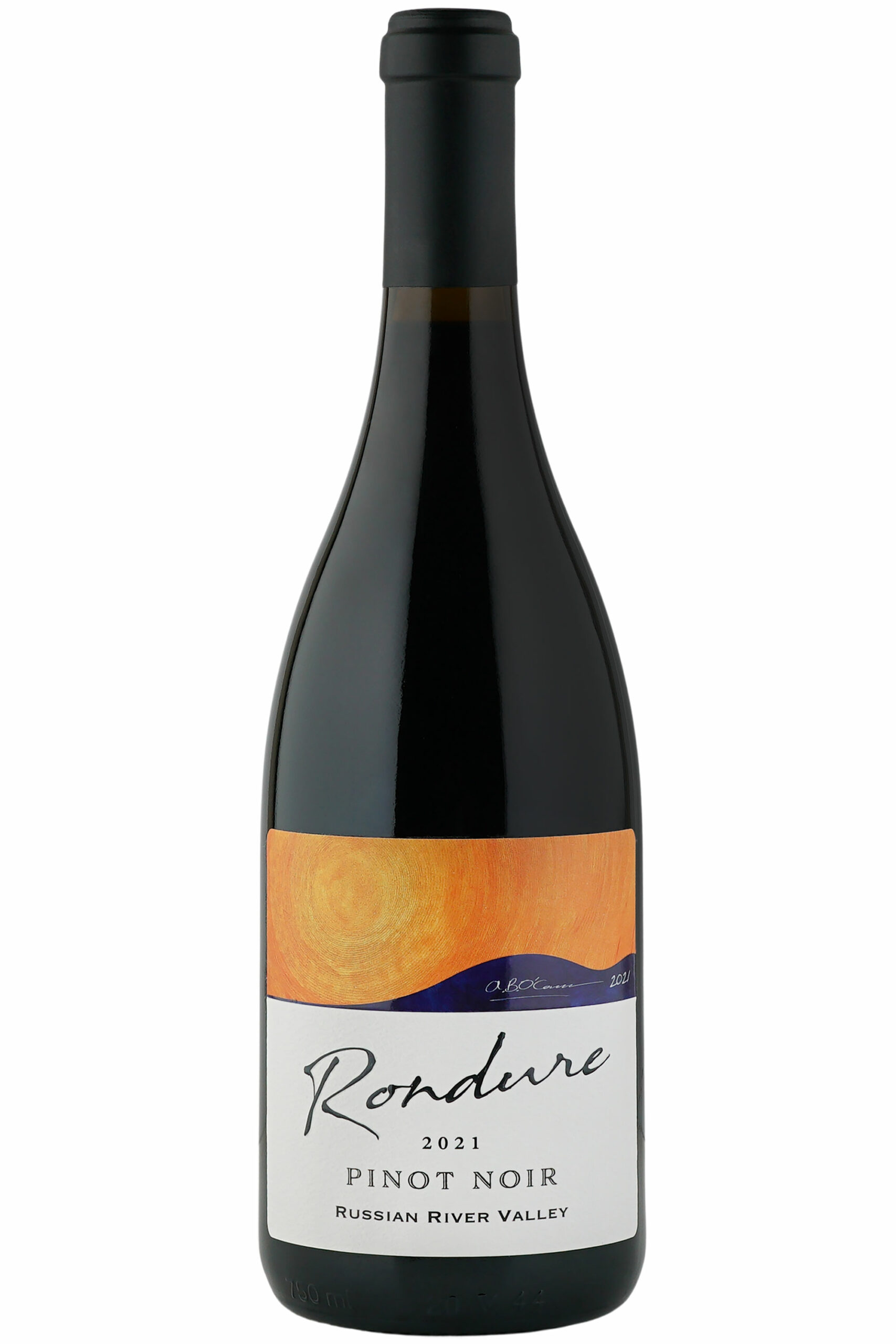 Bottle of 2021 Rondure Russian River Valley Pinot Noir